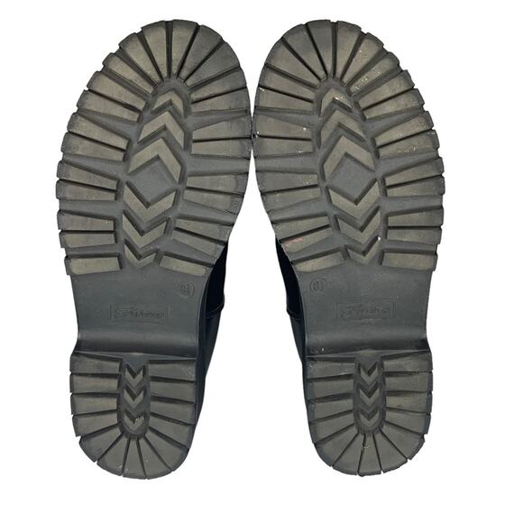 Forever 21 Women Booties Black Size 8.5 Patent Leather Elastic on sides - Picture 10 of 15